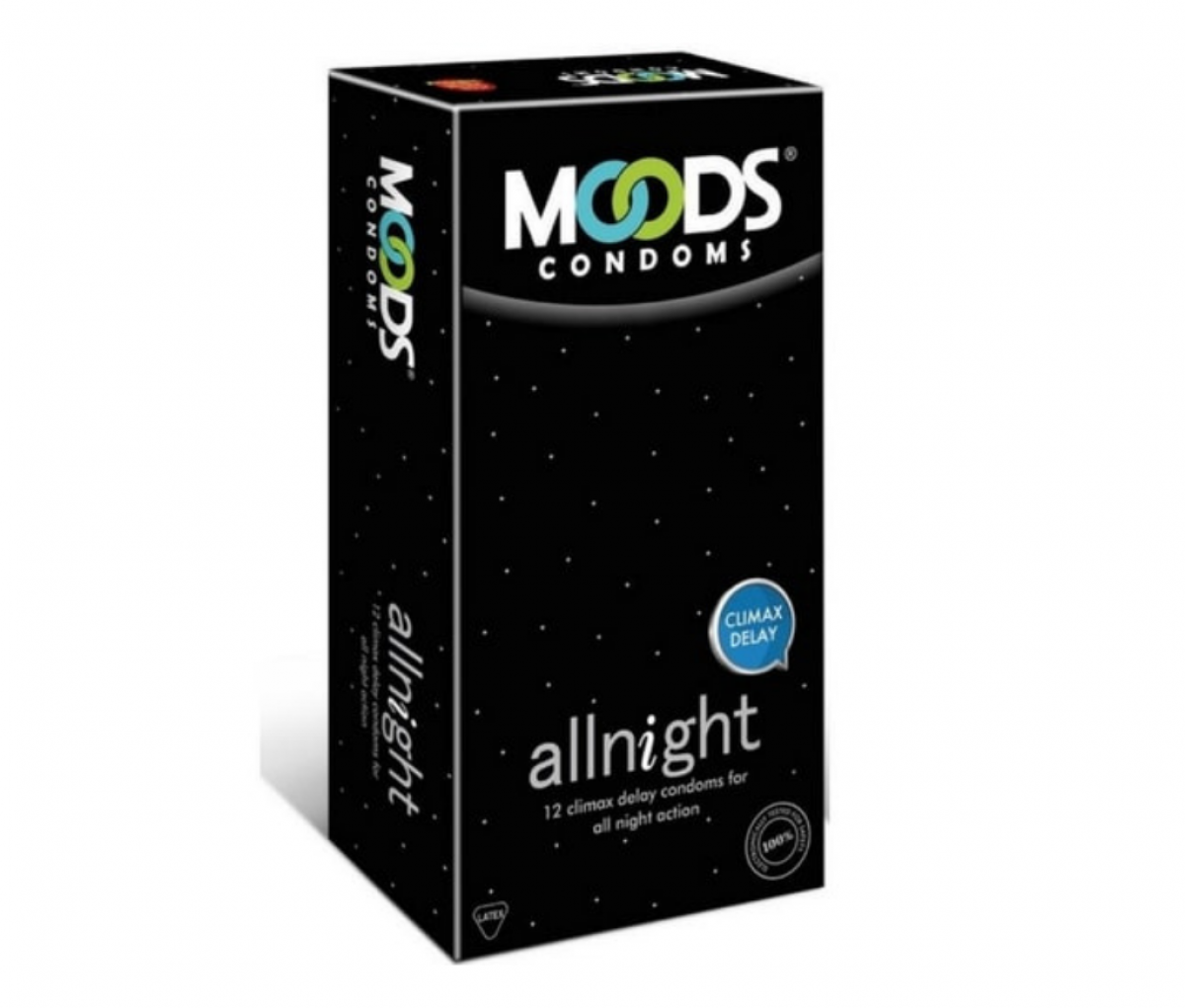Moods All Night Condom 10's