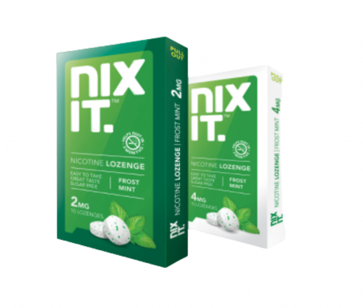 Nixit Nicotine 2mg Lozenge (10 Each) Frost mint Sugar Free