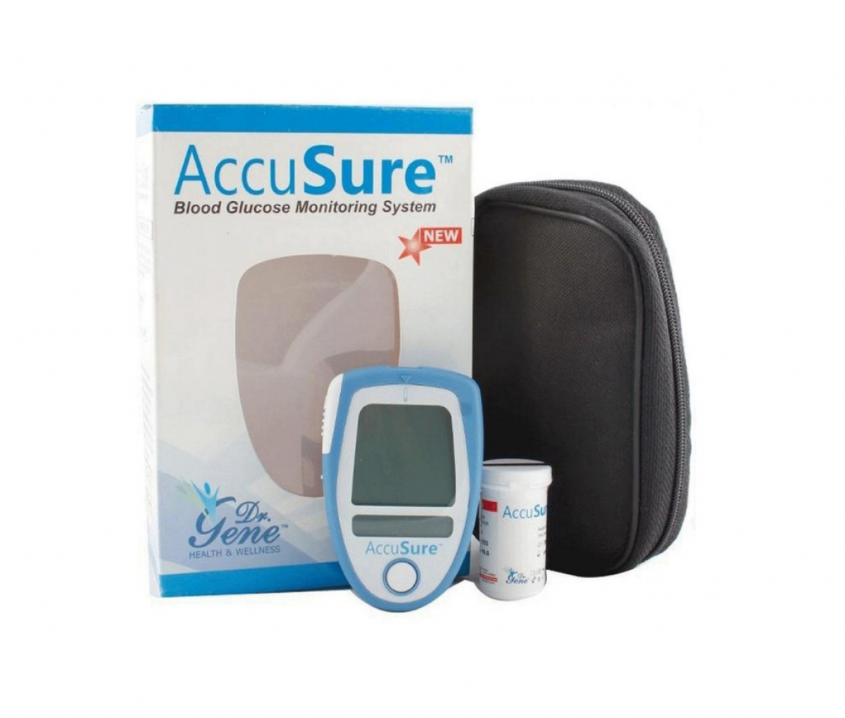 Dr. Gene Accusure Blood Glucose Monitoring System with 10 Strips