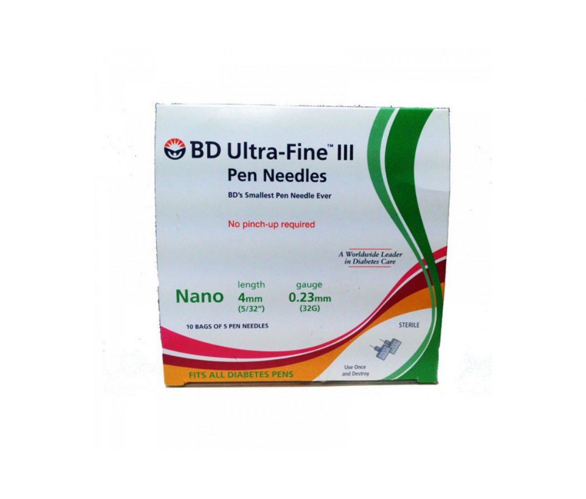 BD Ultra-Fine III Pen Needles 4MM 32G